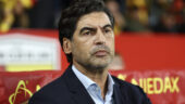 Paulo Fonseca lors de Lens - OL