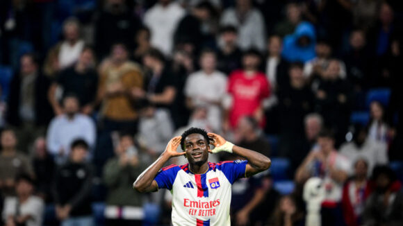 Ernest Nuamah lors d'OL - Crystal Palace