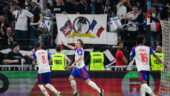 Pavel Sulc buteur lors d'OL - Crystal Palace