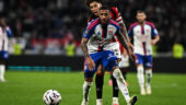 Corentin Tolisso (OL) face à Axel Witsel (Nice)