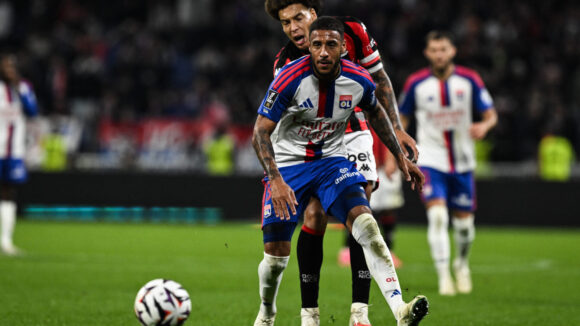 Corentin Tolisso (OL) face à Axel Witsel (Nice)