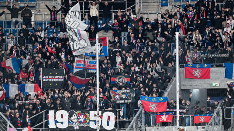 Les supporters de l'OL à Hoffenheim