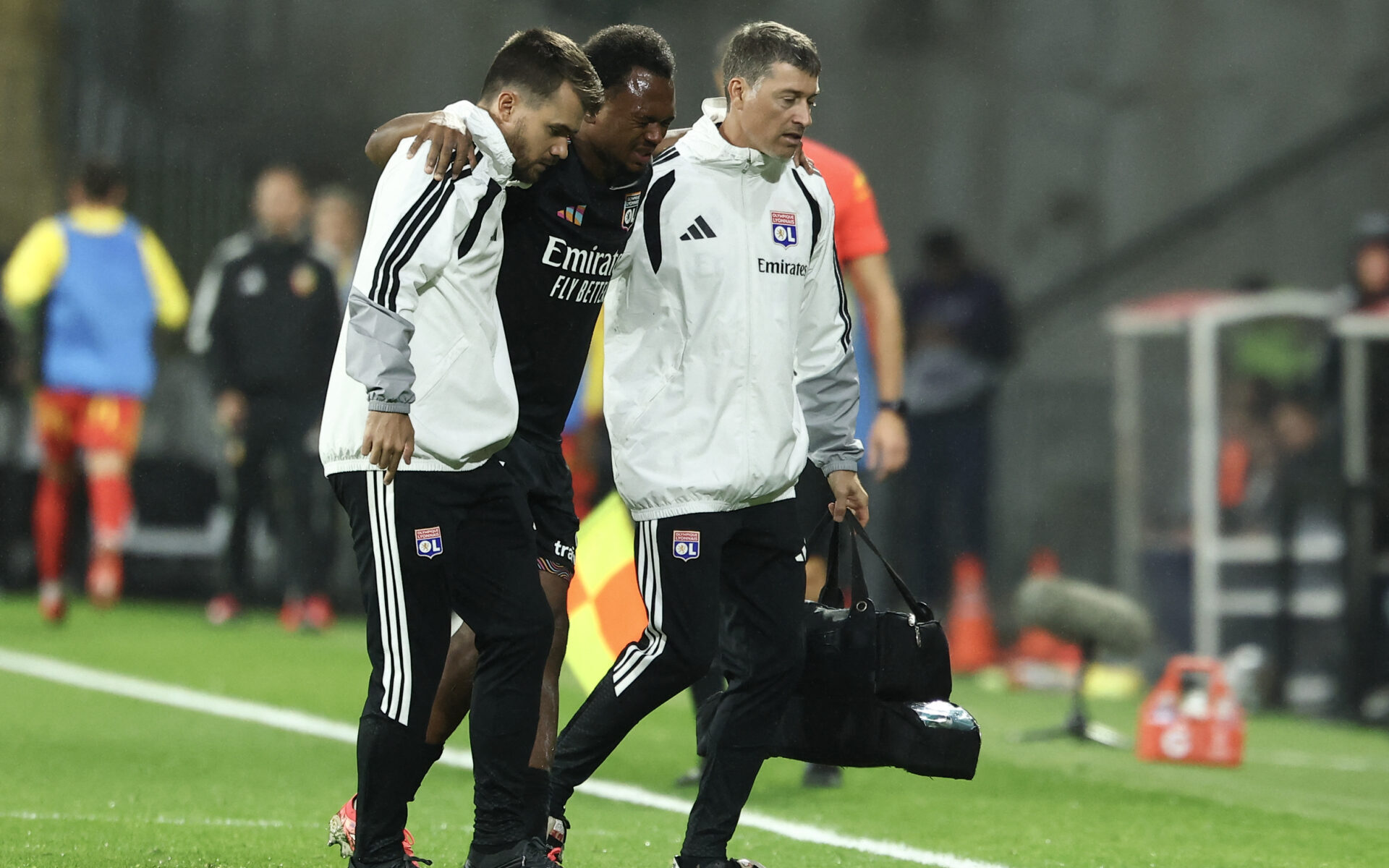 Lens - OL (2-1) : Openda a quitté Bollaert en béquilles